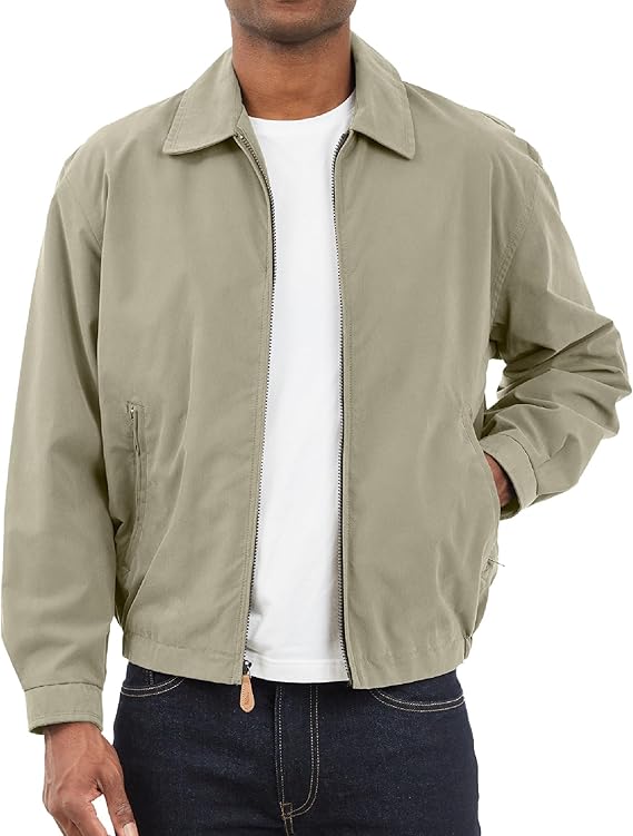 Men's Auburn Zip-Front Golf Jacket